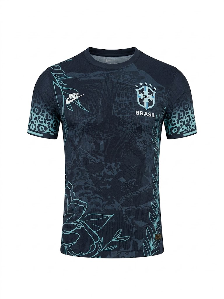 021f51980bb4eed0c7d4fba4ae28fab9 Brazil 25/26 Special Edition Jersey - 'Olive Branch' - Image 1