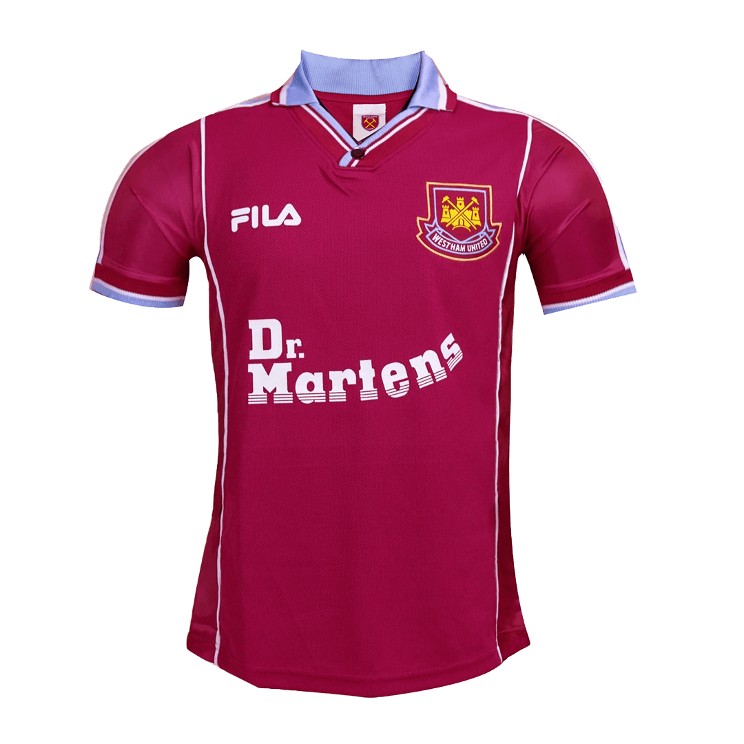 0812aa11de74ac09a28837a2b5ac5dae.png Retro West Ham United Home Jersey 1999/01 - Image 1
