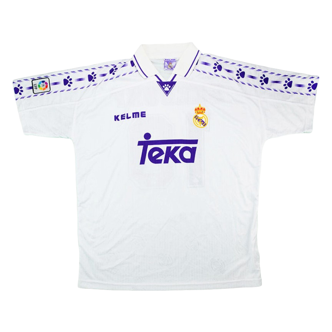 142155058ff4008d937c7ffdd93c72d4.png Retro Real Madrid Home Jersey 1996/97 By Kelme - Image 1