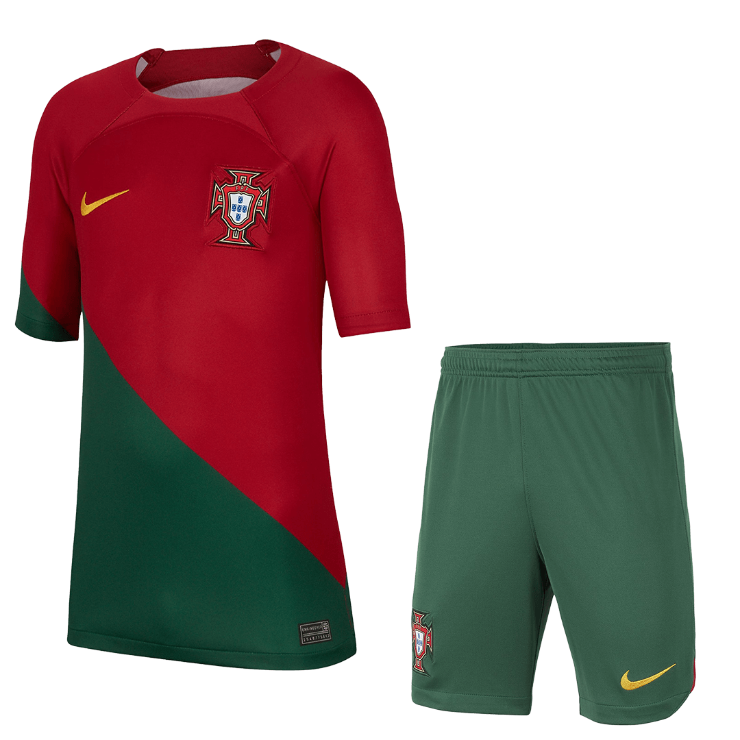 2837486b79e7756296154ee4469eb957.png Portugal Home Kids Jerseys Kit 2022/23 - Image 1