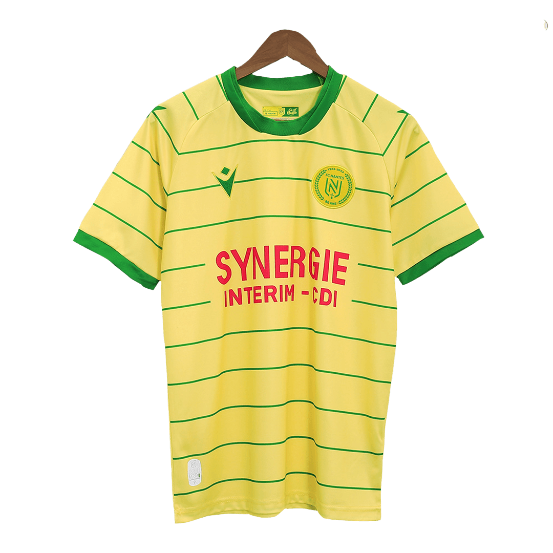 55bfa9318b33d2dc80f80f54e8f373c4.png FC Nantes Home Special Jersey 2022/23 - 80th Anniversary - Image 1