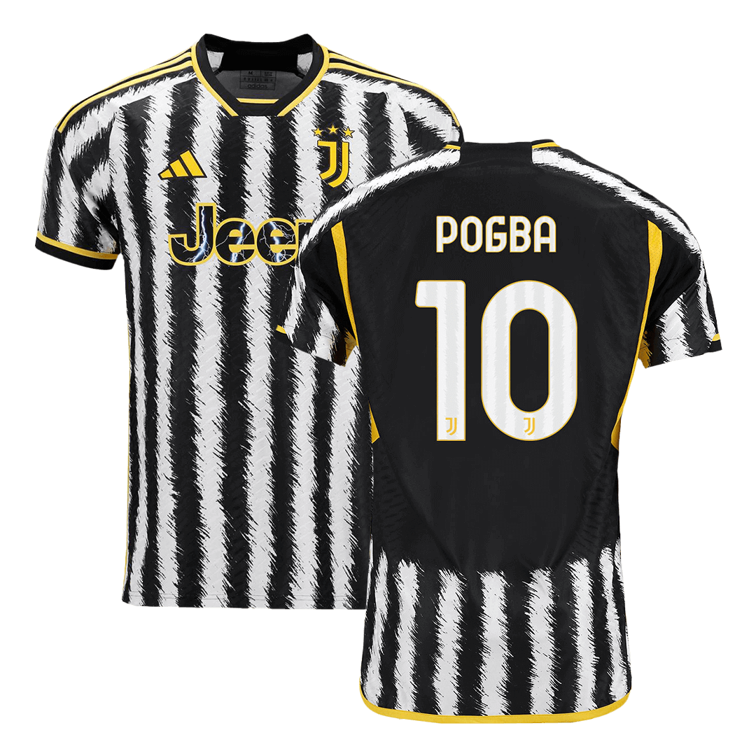56b7f9669d7f875627e58ae9a8a8d768.png POGBA #10 Juventus Home Authentic Soccer Jersey 2023/24 - Image 1