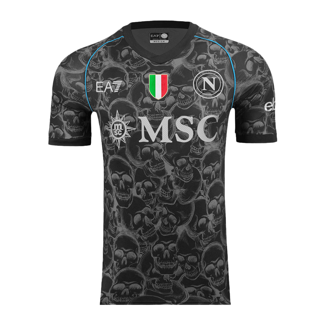 5baced48a5304bc837d9de5b940ba6c3.png Napoli Halloween Soccer Jersey 2023/24 - Image 1