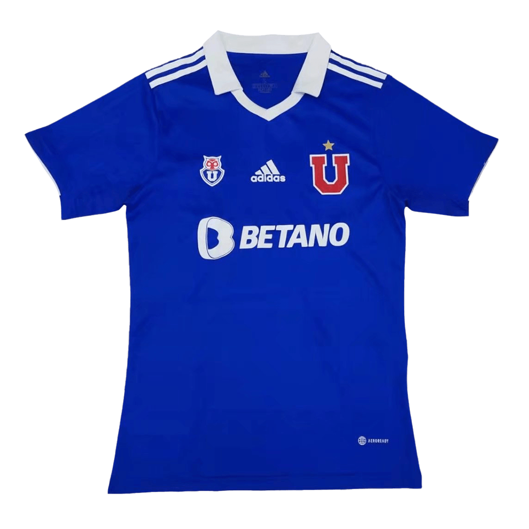 5f183e8f0cfcedc7b3afdaa304b3e28b.png Club Universidad de Chile Home Authentic Soccer Jersey 2022/23 - Image 1
