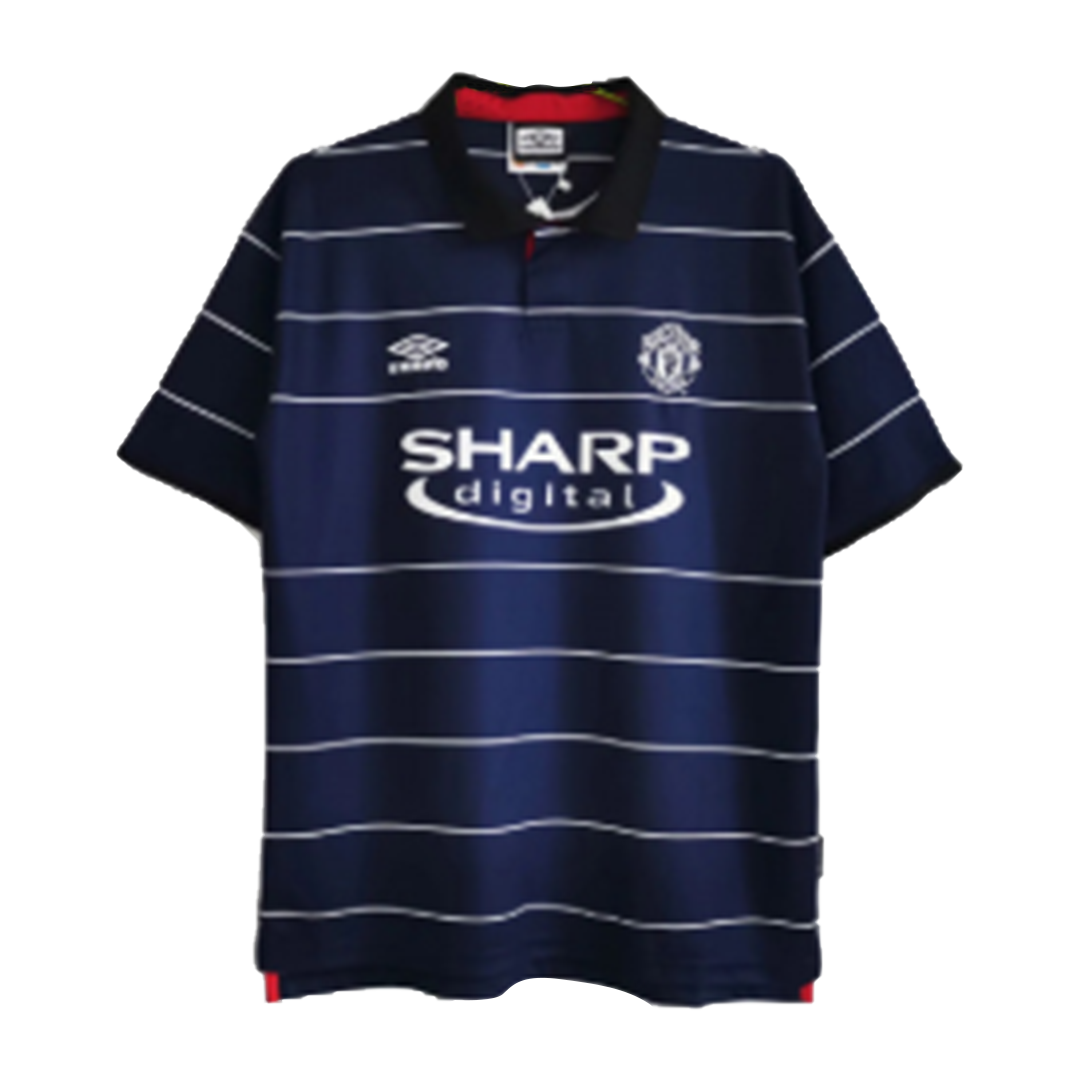 60d289333d7db39795546afe7f914c2c.png Vintage Soccer Jersey Manchester United Away 1999/00 - Image 1