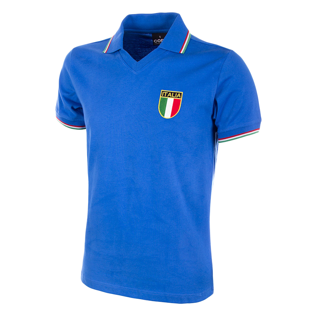 6a1881e45d78bcf2a9b53f510d8b5f81.png Retro Italy Home Jersey 1982 - Image 1