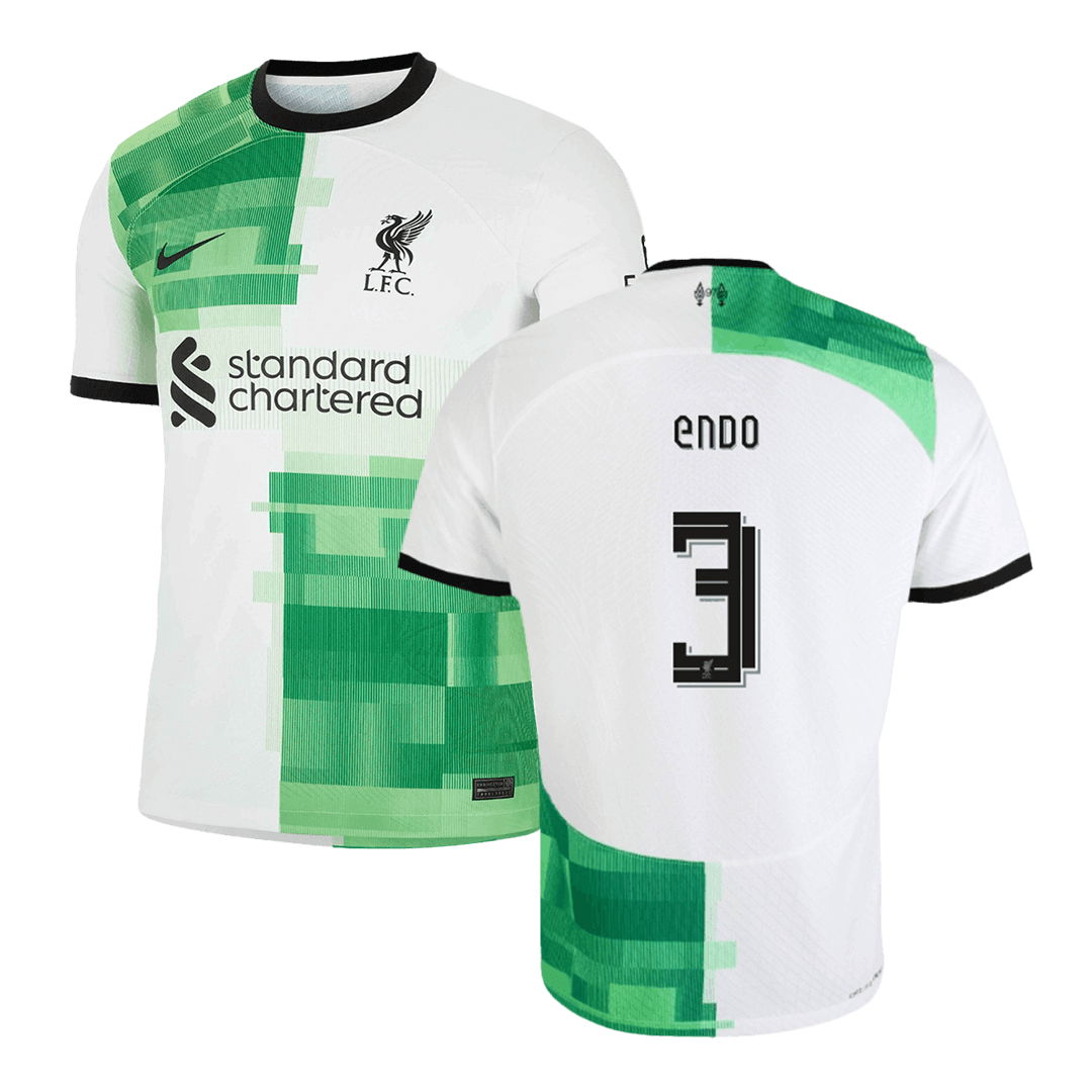 8645ea8261dec6fbcc80541e0b1c01f7.png ENDO #3 Liverpool Away Soccer Jersey 2023/24 - UCL - Image 1