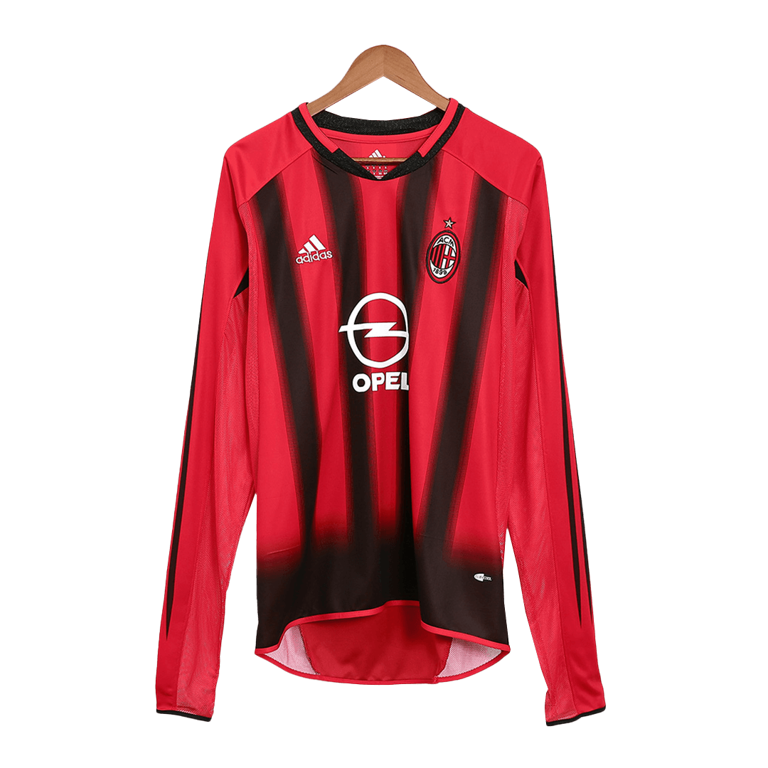 967734aafbb0912e83bb19351462cb75.png Vintage Soccer Jersey AC Milan Home Long Sleeve 2004/05 - Image 1