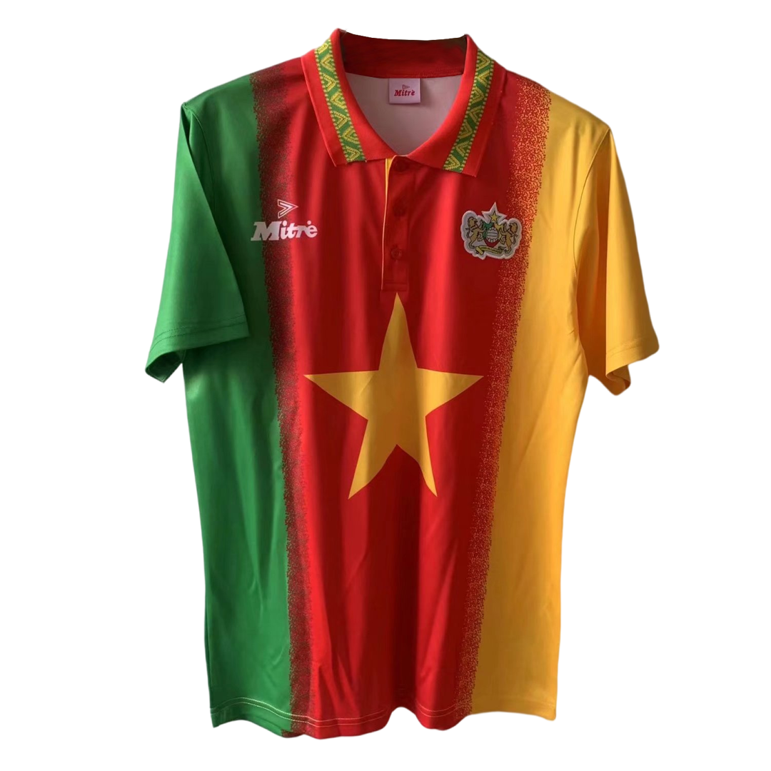 b4ed5e10fcdc8d012c031cde6ecbbd22.png Retro Cameroon Home Jersey 1994 - Image 1