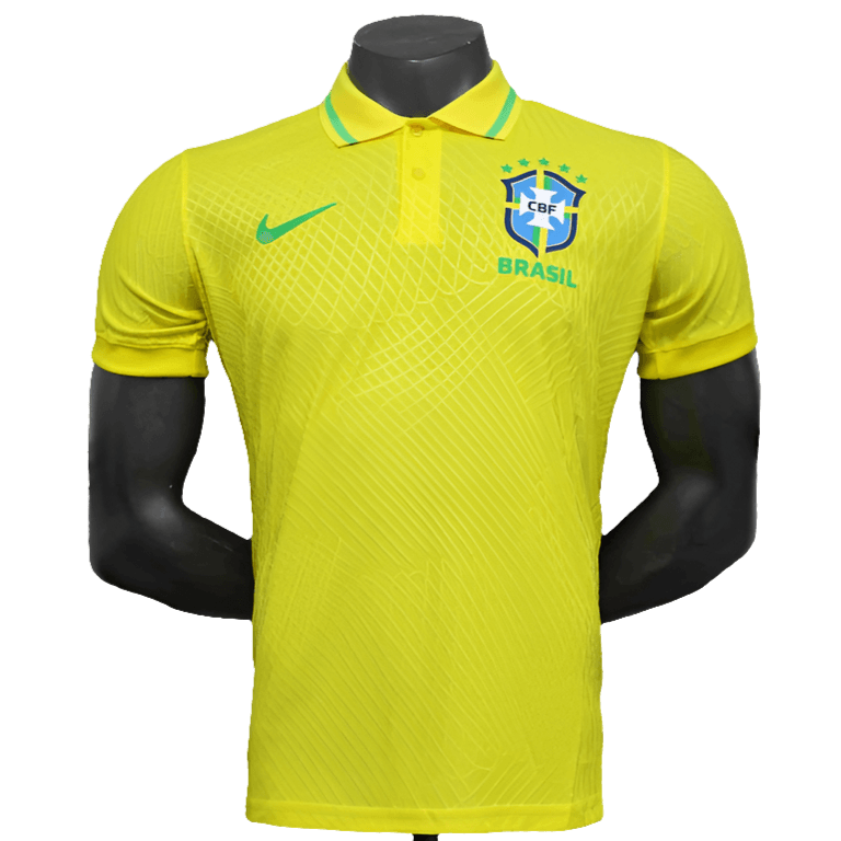 background-editor_output_972a3f9b-6ad6-4b7a-81ec-e1dc6c4fa16f.png Brazil 25/26 Polo Edition Jersey - Yellow - Player Version - Image 1
