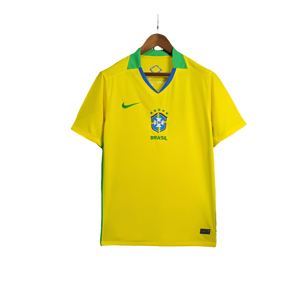 background-editor_output_979af5cf-d86d-4d83-aadb-e186d47783dd.png Brazil 25/26 I Home Jersey - Fan Version - Image 1