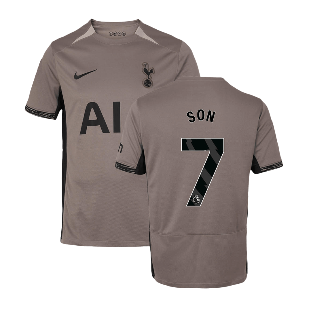 beed543eedd4f3627b34cb8c7e03f07c.png SON #7 Tottenham Hotspur Third Away Soccer Jersey 2023/24 - Image 1