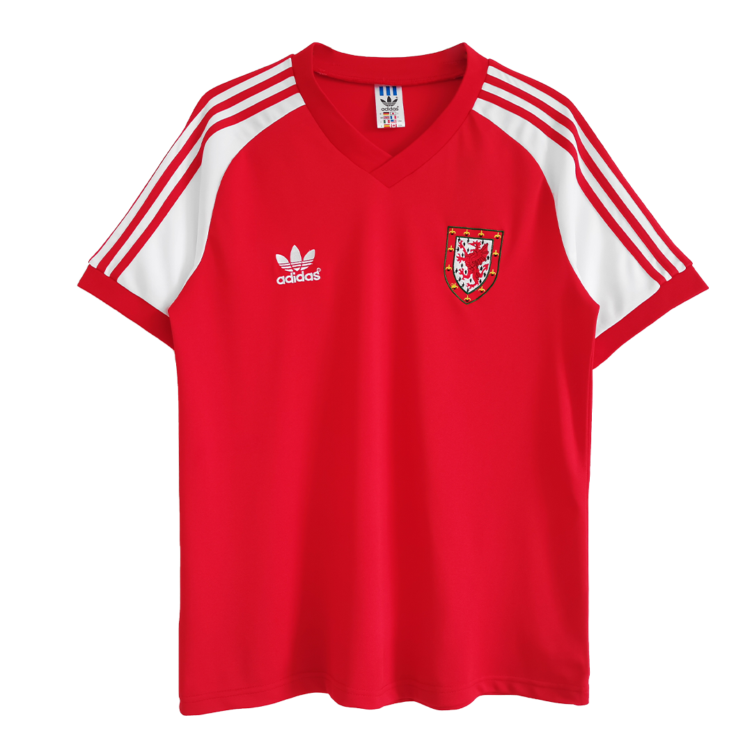 cc1d15f07d97dca338da09086801e464.png Vintage Soccer Jersey Wales Home 1982 - Image 1