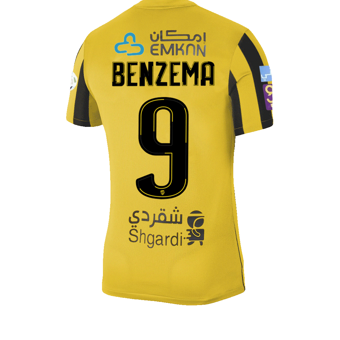 d58375d220cbd8fffa72be953b691f5c.png BENZEMA #9 Al Ittihad Saudi Home Jersey 2022/23 - Image 1