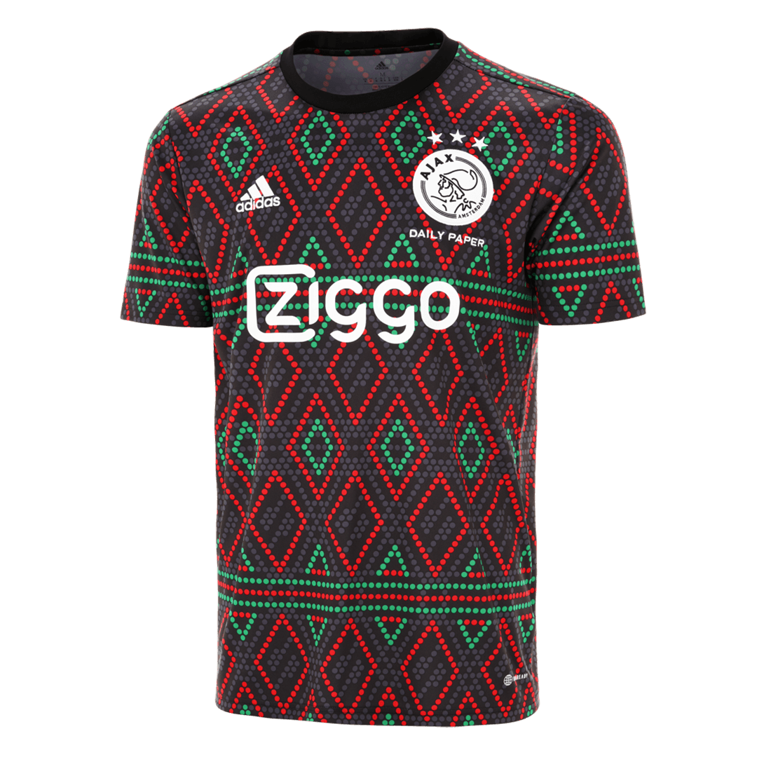 d9cd9610e78da9d03ab40c8d54bcc8f6.png Ajax Pre-Match Jersey Shirt 2022/23 - Image 1