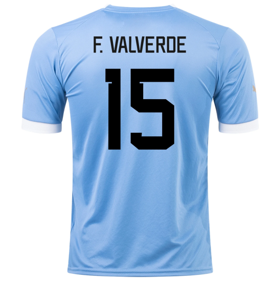 dae5c42c1be565ce26797bd3bcb4a9c3.png F. VALVERDE #15 Uruguay Home Jersey World Cup 2022 - Image 1