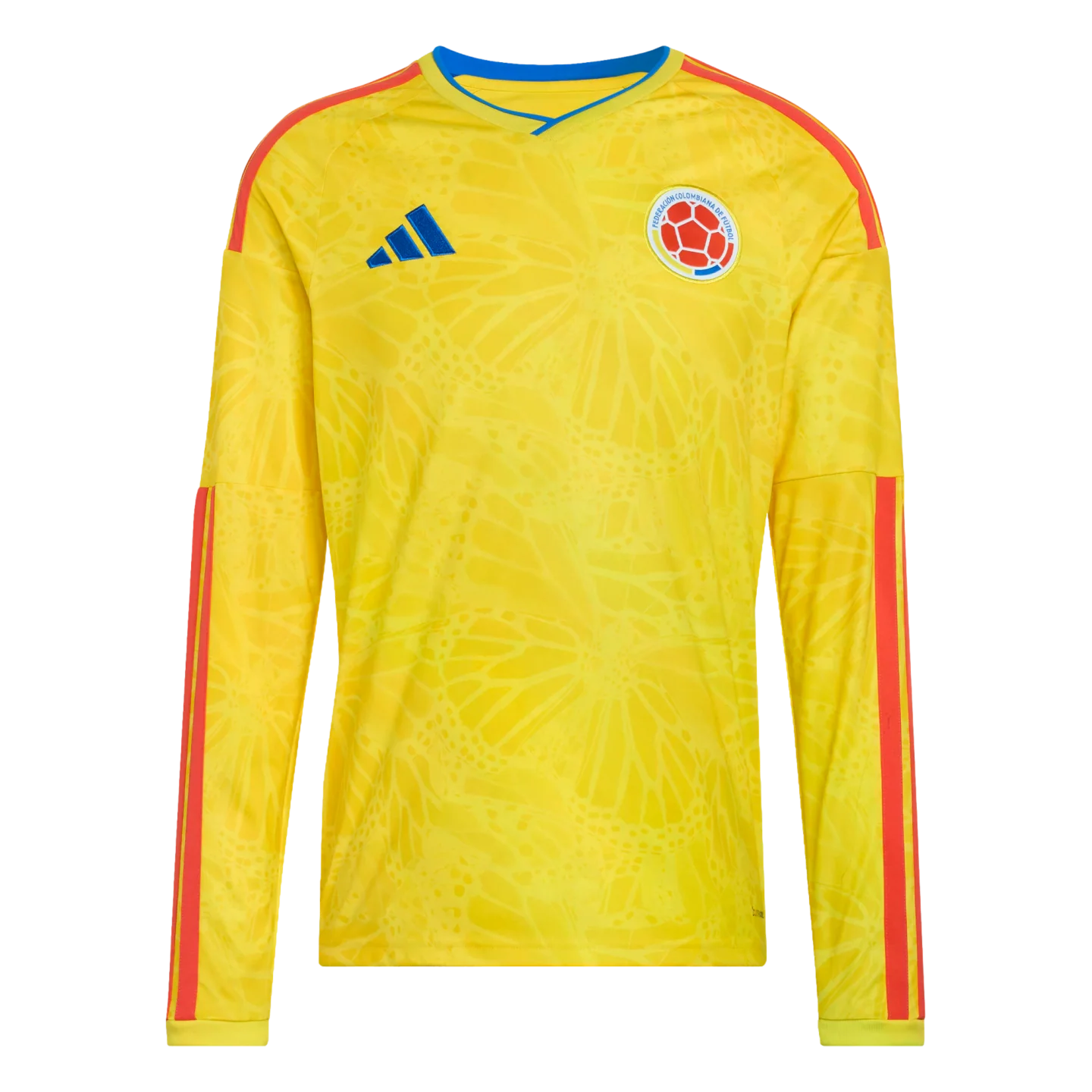 e021ea5ff89b26ef8d9d1a58d082135f Colombia 2026 Long Sleeve Home Jersey - Image 1