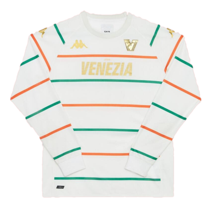 ef6693f608a906cdda5f8d7411ff7a4e.png Venezia FC Away Long Sleeve Soccer Jersey 2022/23 - Image 1