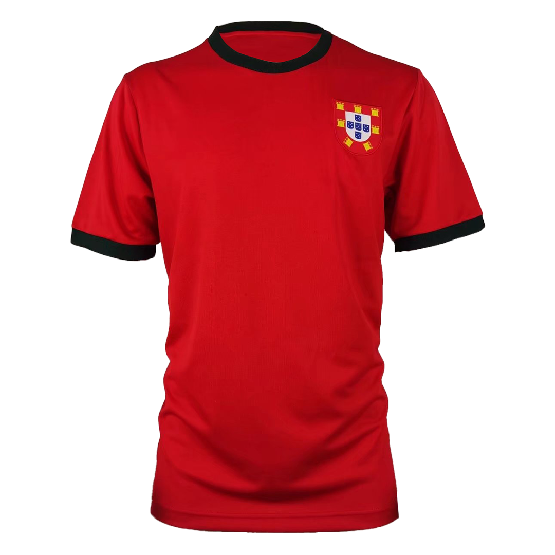 f833588ae4e44c61b3a3d0db446140cf.png Retro Portugal Home Jersey 1966 - Image 1