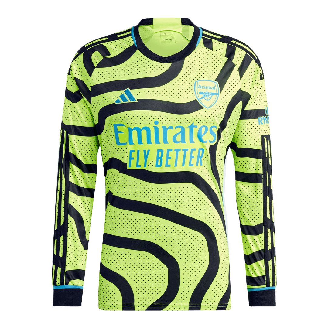 fd1eb1e938a3742373d72d8e77ba7e3c.png Arsenal Away Long Sleeve Soccer Jersey 2023/24 - Image 1