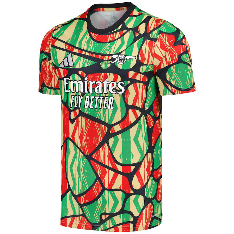 003a7f53c5b6c018dfa71b8534a601af ARSENAL PRE-MATCH JERSEY 2O24 2025 RED - Image 1