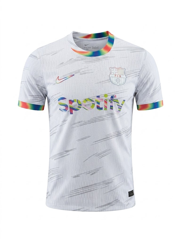 8444fba37683190b47686c822bf33a6b BARCELONA 2025/26 'THERMAL' SPECIAL EDITION SHIRT - Image 1