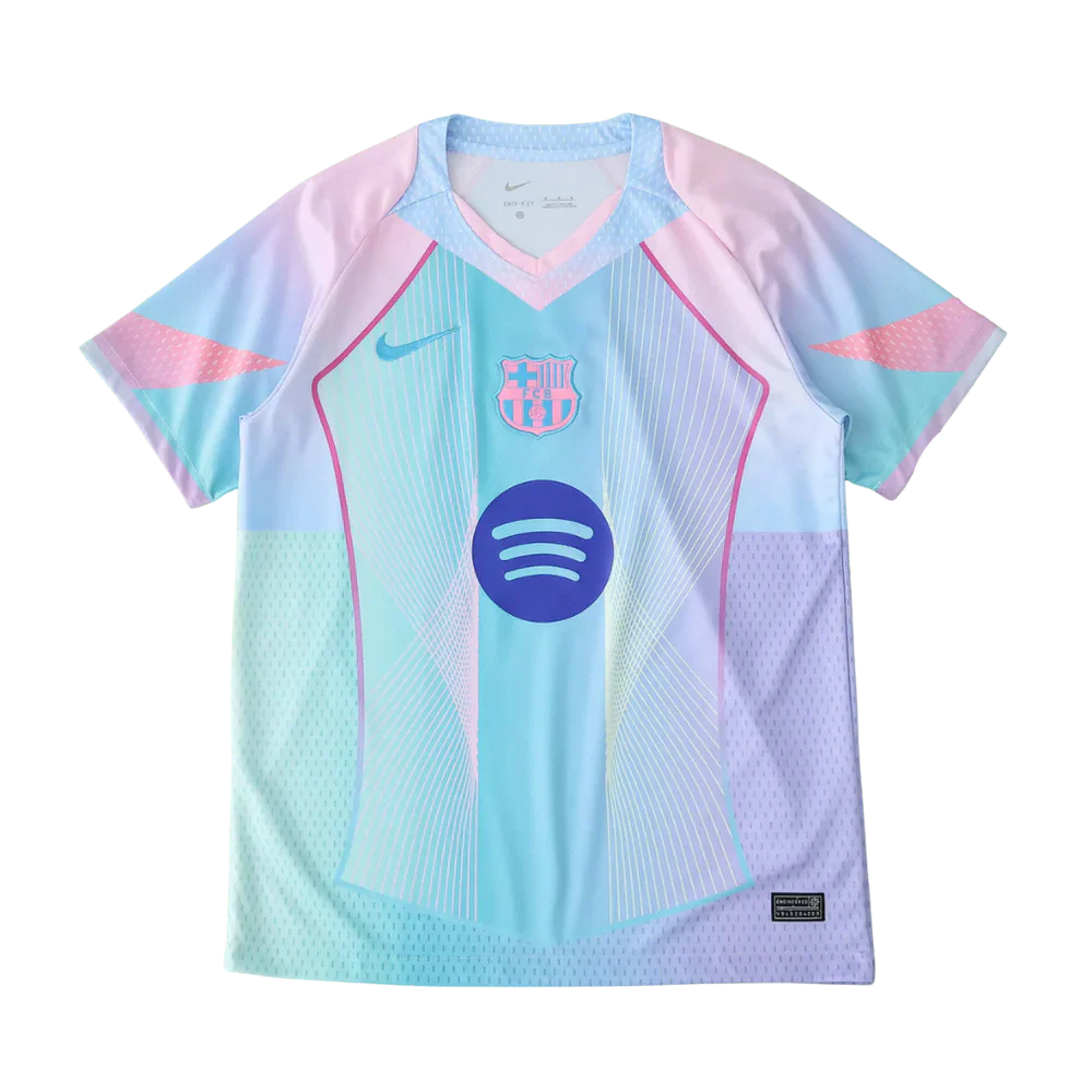 e129142736c5981cdff6f1165cdb29c7 BARCELONA'PASTEL DREAM'SPECIALEDITION SHIRT25/26 - Image 1